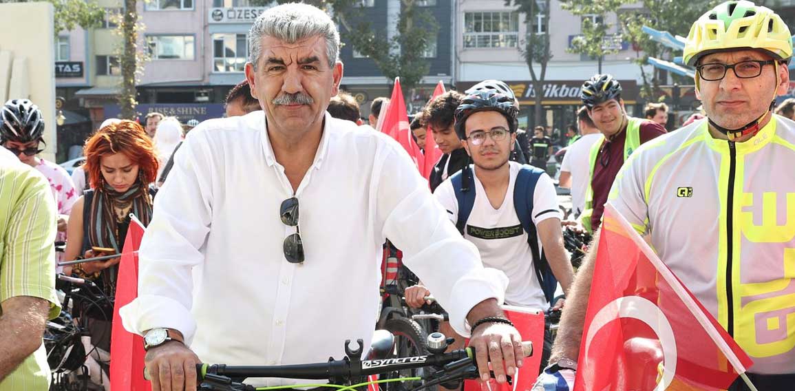 Bisiklet tutkunları avrupa hareketlilik haftasında pedal çevirdi 