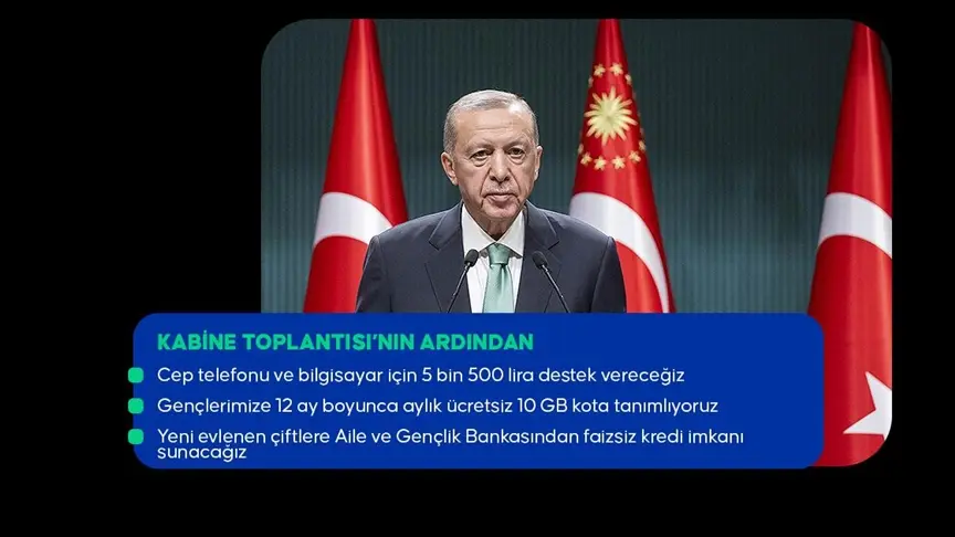 Cumhurbaşkanı Erdoğan, Kabine Toplantısı’nın