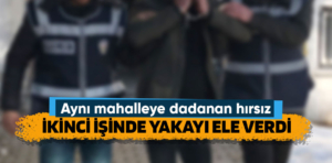 Kütahya’da aynı mahalleyi mesken tutan hırsız tutuklandı