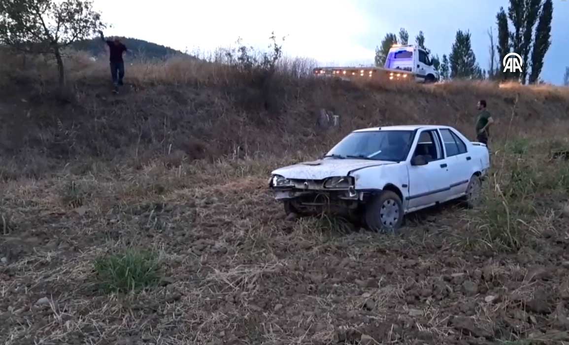 Çorum’un Dodurga ilçesinde yoldan