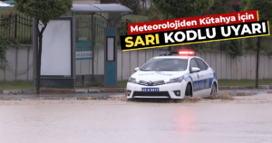 Meteorolojiden Kütahya’ya yağış uyarı geldi