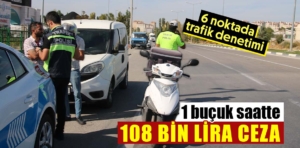 Kütahya’da motosiklet sürücüleri denetlendi