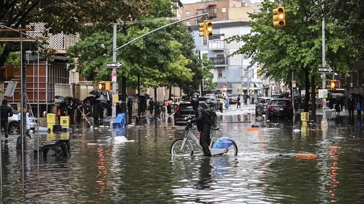 New York’ta yağışlar ve