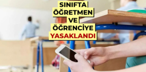 Milli Eğitim Bakanı Tekin, cep telefonu kullanımını yasaklanıyor