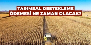 Tarımsal destekleme ödemeleri bugün yatıyor