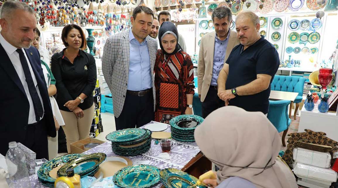 Vali Işın, esnafın taleplerini dinledi