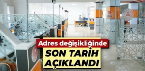 Yerel seçim için adres değişikliğinde son gün açıklandı 