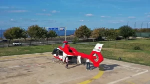 Ambulans helikopterle 9 ayda 198 hasta taşındı