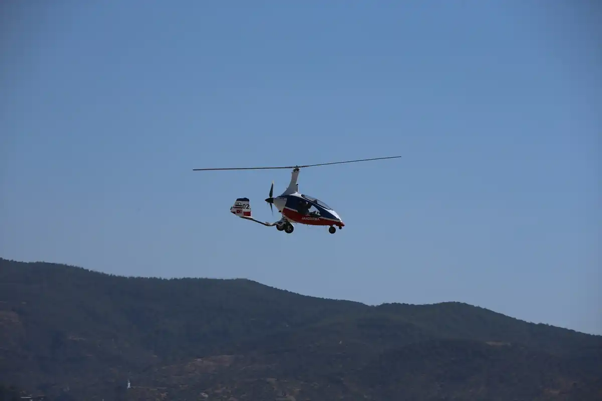 Aydın’da Jandarma, pervaneli ve