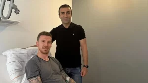 Fenerbahçeli futbolcu Serdar Aziz, Almanya’da ameliyat oldu