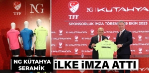 NG Kütahya Seramik, Türk Futbol Hakemlerinin resmi forma sponsoru oldu