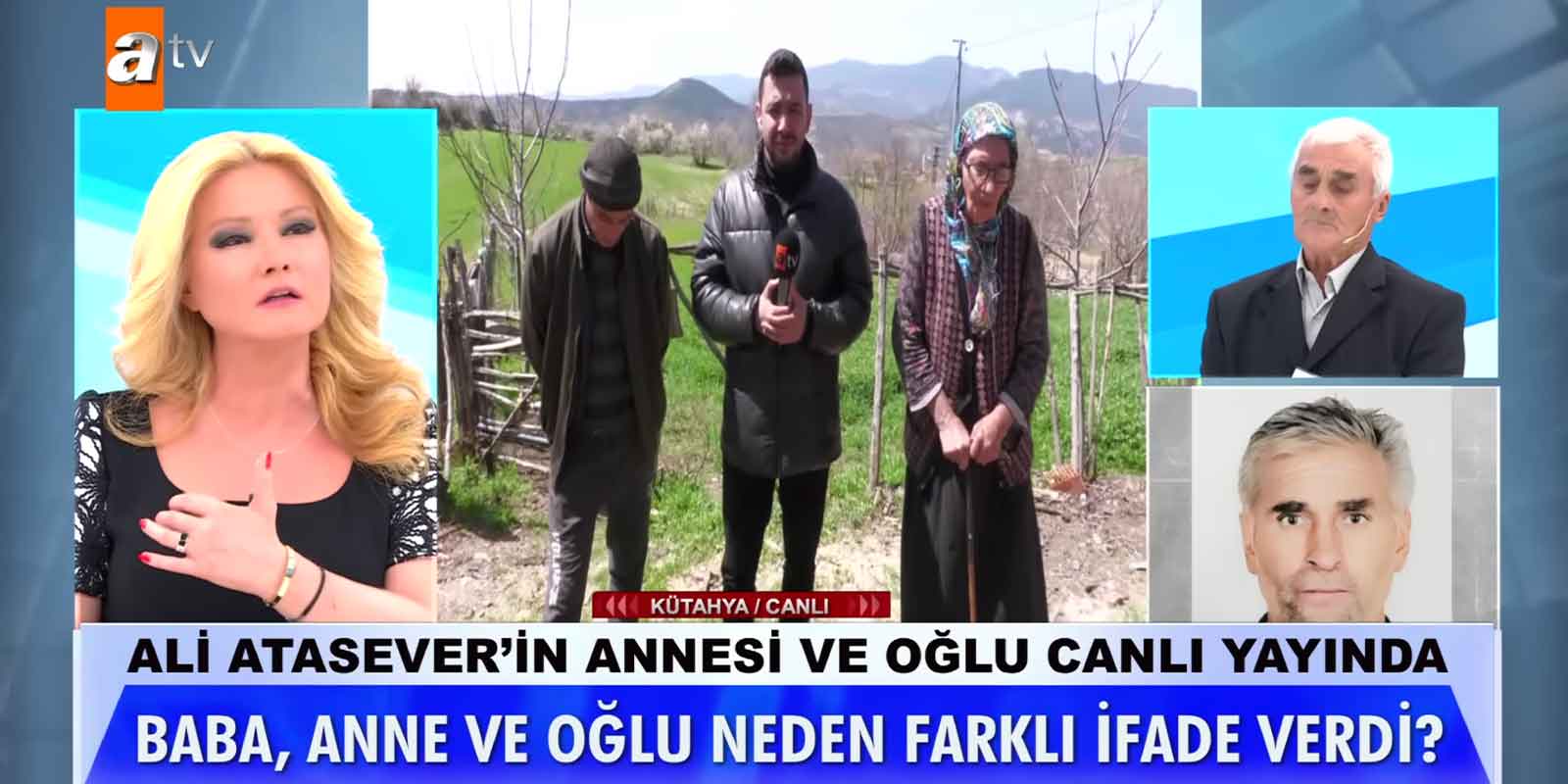 Müge Anlı'nın programında işlenen Kütahya'daki olaylar