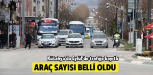 Kütahya’da Eylül’de trafiğe kayıtlı araç sayısı açıklandı