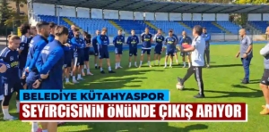 Belediye Kütahyaspor çıkış peşinde