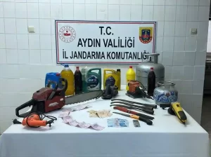 Aydın çine’de yayla evinde hırsızlık yapan şüpheli tutuklandı