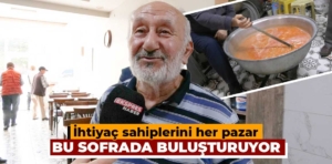 Kütahya’da ihtiyaç sahipleri bu sofrada buluşuyor