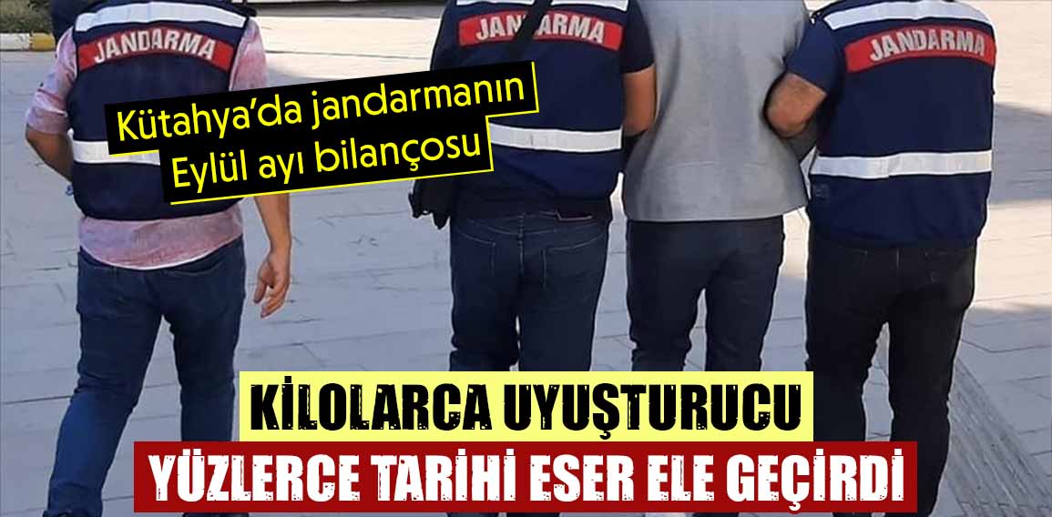 Kütahya’da jandarma ekipleri, uyuşturucu