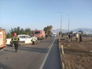 Aydın’da zincirleme trafik kazası: 1 ölü 5 yaralı