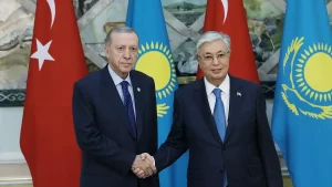 Erdoğan, Kazakistan Cumhurbaşkanı Tokayev ile görüştü