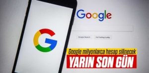 Google milyonlarca hesabı silecek