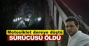 Kütahya’da dereye düşen motosikletin sürücüsü öldü