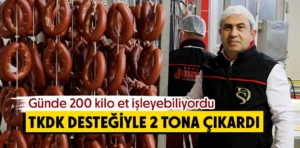 Kütahyalı kasap aldığı destekle işini 10 kat büyüttü