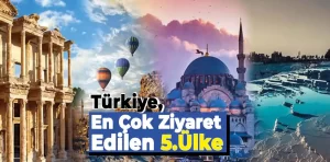 Türkiye, En Çok Ziyaret Edilen 5. Ülke