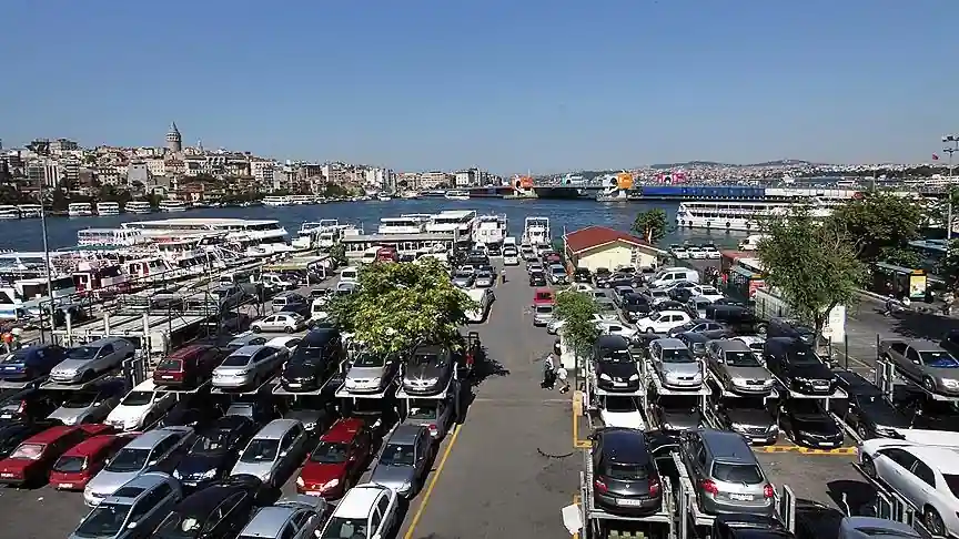 Yediemin otoparklarında hacizli araç