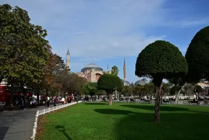 Ayasofya Camii’nde Yeni Giriş Düzenlemesi