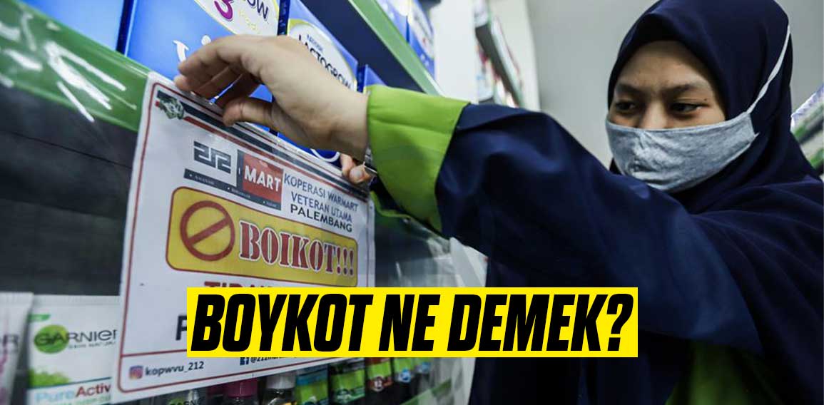 “Boykot“, genellikle topluca belirli