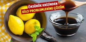 Pekmez limon karışımı ile öksürük krizinden kilo problemlerine çözüm