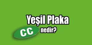 Yeşil plaka nedir?