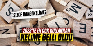 2023 yılının en çok kullanılan kelimesi belli oldu