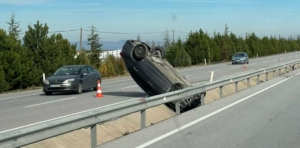 Afyonkarahisar’daki trafik kazalarında 5 kişi yaralandı