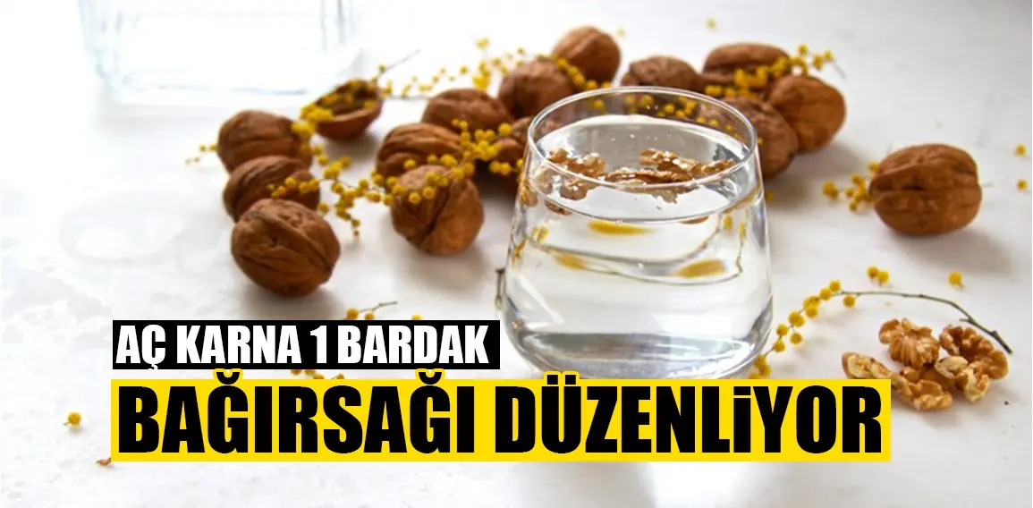 Cevizli suyun bağırsağa mucize