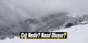 Çığ Nedir? Nasıl Oluşur?