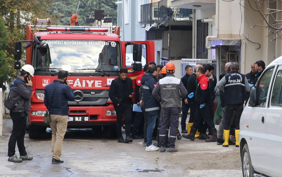 Denizli’nin Pamukkale ilçesinde meydana