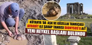 Kütahya Aizanoi’de yeni heykel başları bulundu