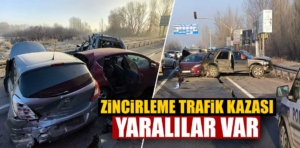 Kütahya’da zincirleme trafik kazası