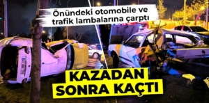 Kütahya’daki kazada araçlar hurdaya döndü