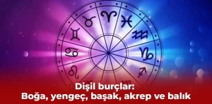 Dişil burçlar: Boğa, yengeç, başak, akrep ve balık