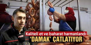 Kütahya’da kaliteli et ve baharat birleşti, ortaya ‘Damak’ çatlatan sucuk çıktı