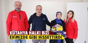 Depremzede aile 9 ayın ardından Kütahya’dan uğurlandı