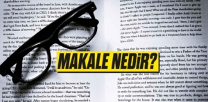 Makale Nedir?