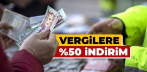 Vergi oranları yarı yarıya indi