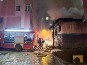 Denizli’de çıkan yangında müstakil ev kullanılamaz hale geldi