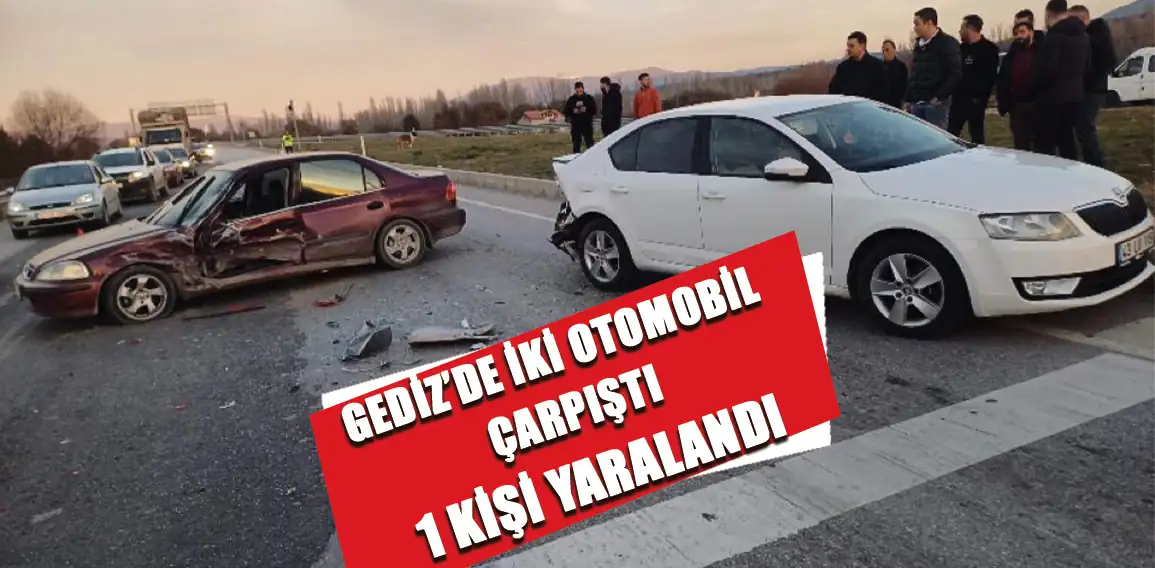 Kütahya’nın Gediz ilçesinde meydana