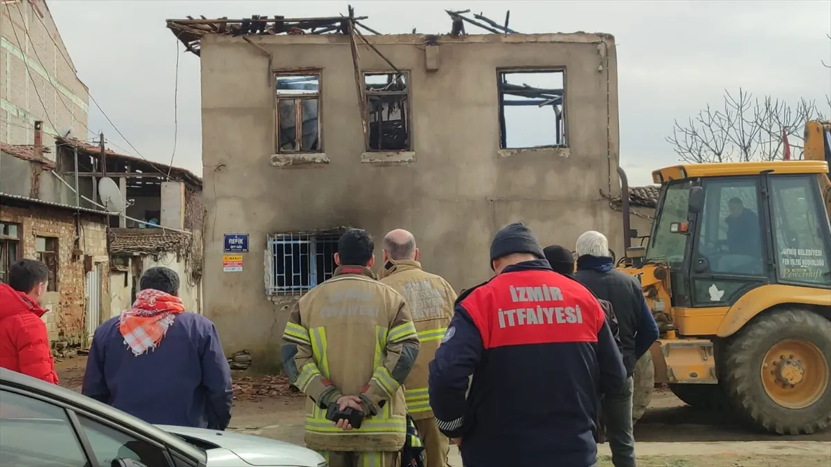 İzmir’in Ödemiş ilçesinde evde