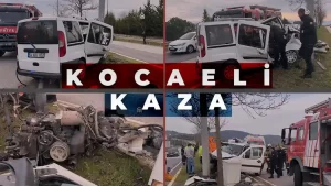 Kocaeli’nde üzücü kaza