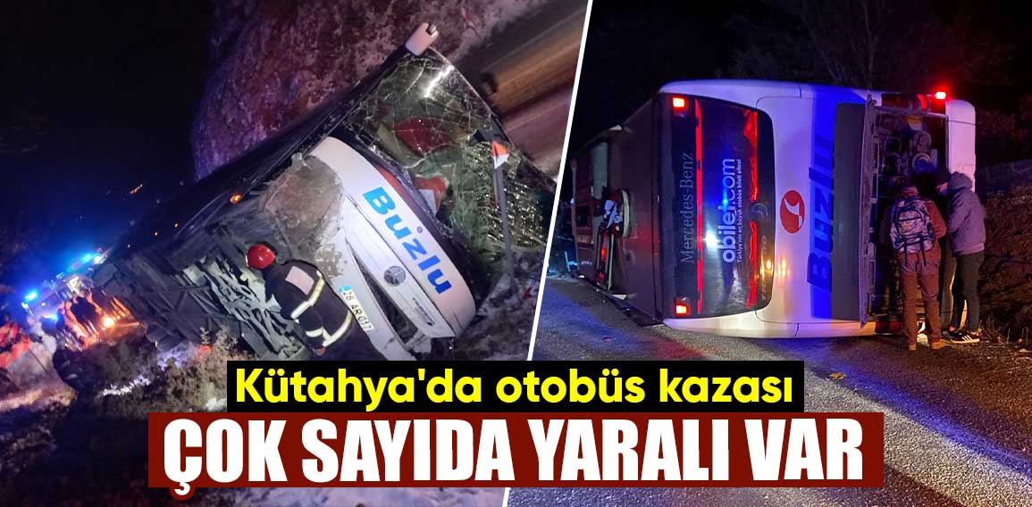 Kütahya’nın Gediz ilçesinde, yolcu